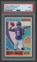 Lamar Jackson 2018 Playoff Rookie Wave #7 RC (PSA 9) at PristineAuction.com