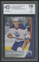 Connor McDavid 2015-16 Upper Deck Star Rookies #1 RC (BCCG 10) at PristineAuction.com