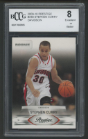 Stephen Curry 2009-10 Prestige Davidson #230 RC (BCCG 8) at PristineAuction.com