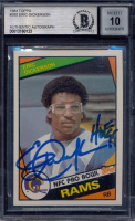 Eric Dickerson Signed 1984 Topps #280 RC Inscribed "HOF 99" (BGS | Autograph Graded 10) at PristineAuction.com