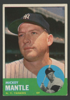 Mickey Mantle 1963 Topps #200 at PristineAuction.com
