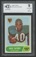 Gale Sayers 1968 Topps #75 (BCCG 9) at PristineAuction.com