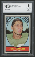 Joe Namath 1967 Topps #98 (BCCG 9) at PristineAuction.com
