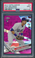 Cody Bellinger 2017 Topps Chrome Pink Refractors #79 (PSA 9) at PristineAuction.com