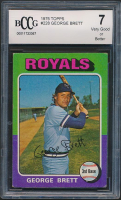 George Brett 1975 Topps #228 RC (BCCG 7) at PristineAuction.com