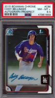 Cody Bellinger 2015 Bowman Chrome Prospect Autographs #BCAPCBE (PSA 8.5) at PristineAuction.com