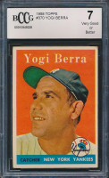 Yogi Berra 1958 Topps #370 (BCCG 7) at PristineAuction.com