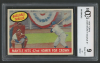 Mickey Mantle 1959 Topps #461 Baseball Thrills (BCCG 9) at PristineAuction.com