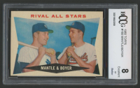 Mickey Mantle / Ken Boyer 1960 Topps #160 Rival All-Stars (BCCG 8) at PristineAuction.com