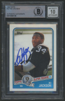 Bo Jackson Signed 1988 Topps #327 RC (BGS | Autograph Graded 10) at PristineAuction.com