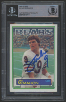 Jim McMahon Signed 1983 Topps #33 RC (BGS) at PristineAuction.com