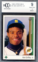 Ken Griffey Jr. 1989 Upper Deck #1 RC (BCCG 9) at PristineAuction.com