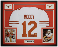 Colt McCoy Signed Custom Framed Jersey Display (Beckett) at PristineAuction.com