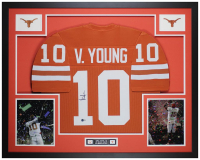 Vince Young Signed Custom Framed Jersey Display (Beckett) at PristineAuction.com