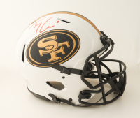 Trey Lance Signed 49ers Full-Size Authentic Lunar Eclipse Alternate Speed Helmet (Beckett) at PristineAuction.com