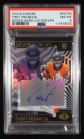 Troy Franklin 2024 Panini Illusions Rookie Signs #18 RC #23/140 (PSA 8) at PristineAuction.com