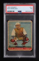 Gus Mancuso 1933 Goudey #41 RC (PSA 1) at PristineAuction.com