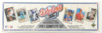 1991 Upper Deck Baseball Complete Factory Sealed Set of (800) Cards with Chipper Jones #55 RC, Mike Mussina #65 RC, Jeff Bagwell #755 RC, Ken Griffey Jr. #555 at PristineAuction.com