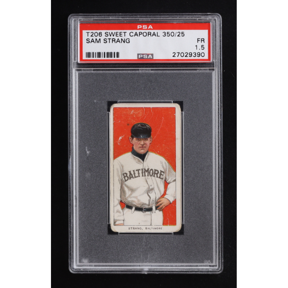 Sam Strang 1909-11 T206 #472 (PSA 1.5) at PristineAuction.com