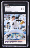Roki Sasaki 2023 BBM Japan #446 RC (CGC 10) at PristineAuction.com