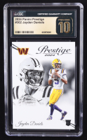Jayden Daniels 2024 Prestige #302 RC (CGC 10 | Pristine Black Label) at PristineAuction.com