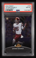 Jayden Daniels 2024 Finest Team Finest #TF2 RC (PSA 8) at PristineAuction.com