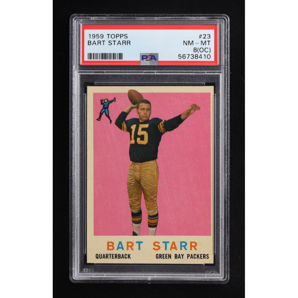 Bart Starr 1959 Topps #23 (PSA 8) (OC) at PristineAuction.com