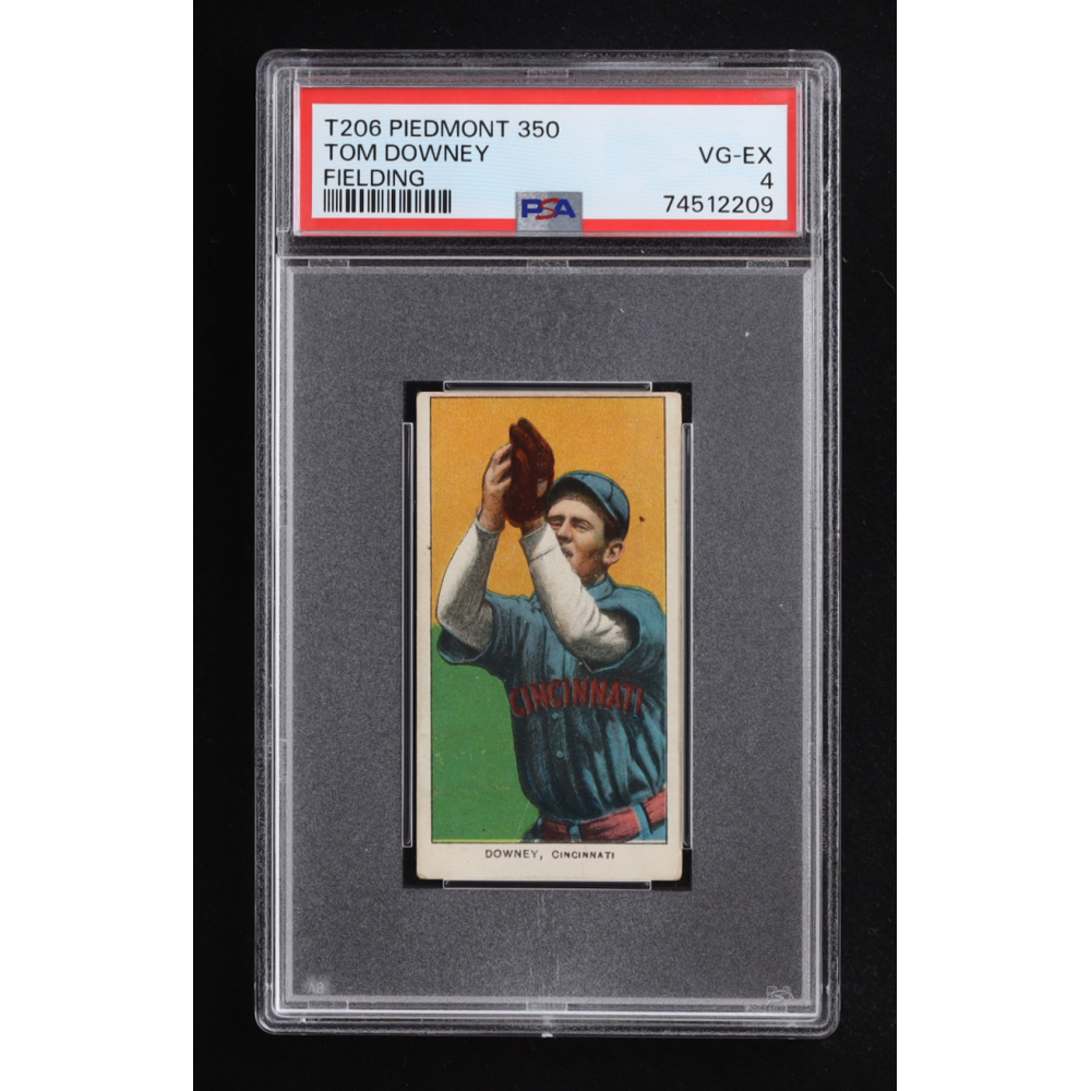 Tom Downey 1909-11 T206 Fielding #145 (PSA 4) at PristineAuction.com