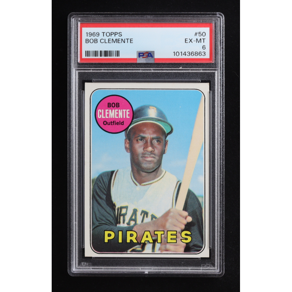 Roberto Clemente 1969 Topps #50 (PSA 6) (UER) at PristineAuction.com