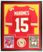 Patrick Mahomes Signed Chiefs Custom Framed Jersey (JSA) at PristineAuction.com