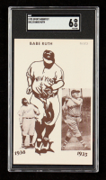 Babe Ruth 1975 Sport Hobbyist Jumbo #SH123 (SGC 6) at PristineAuction.com