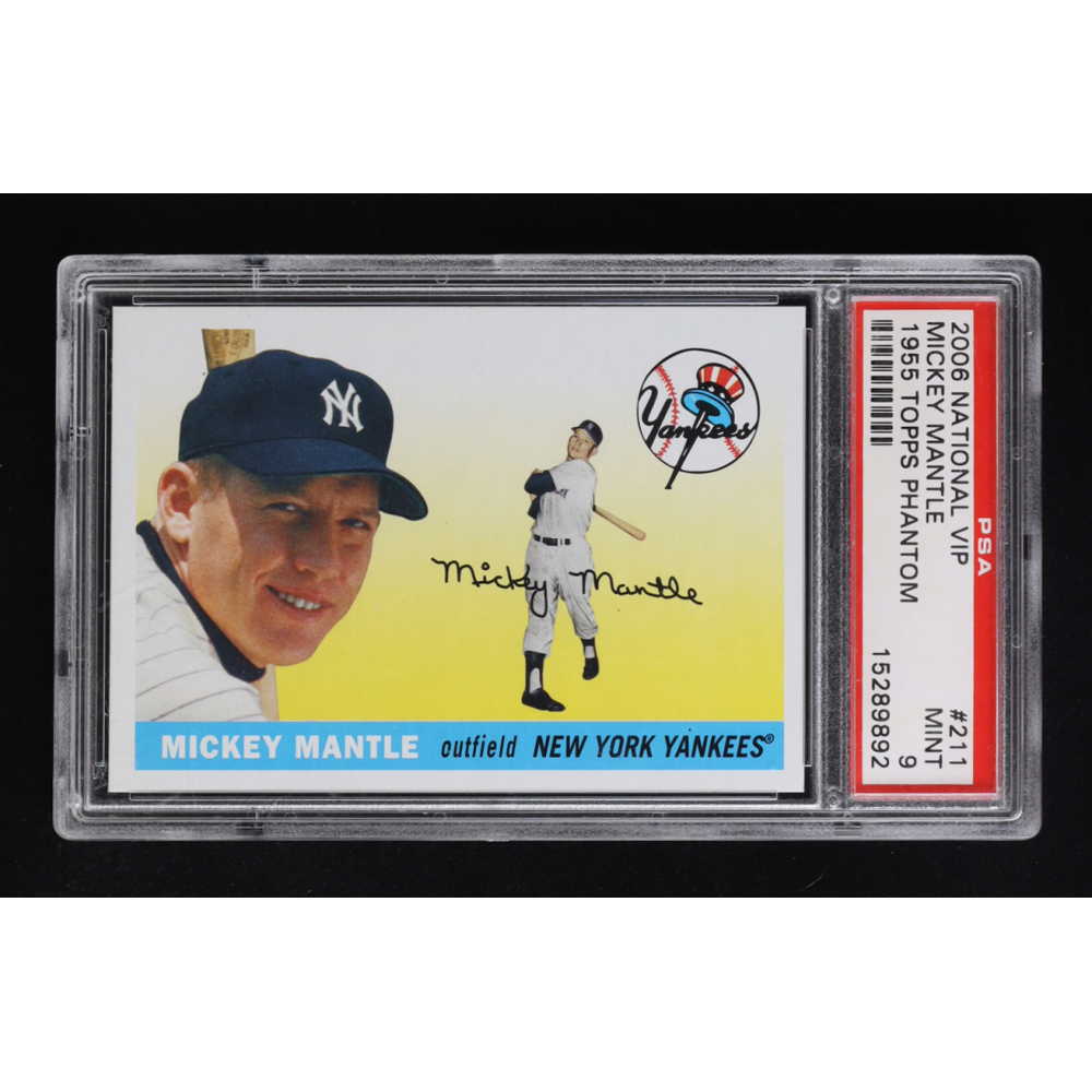 Mickey Mantle 2006 Topps National 1955-56 VIP Promos #211 (PSA 9) at PristineAuction.com