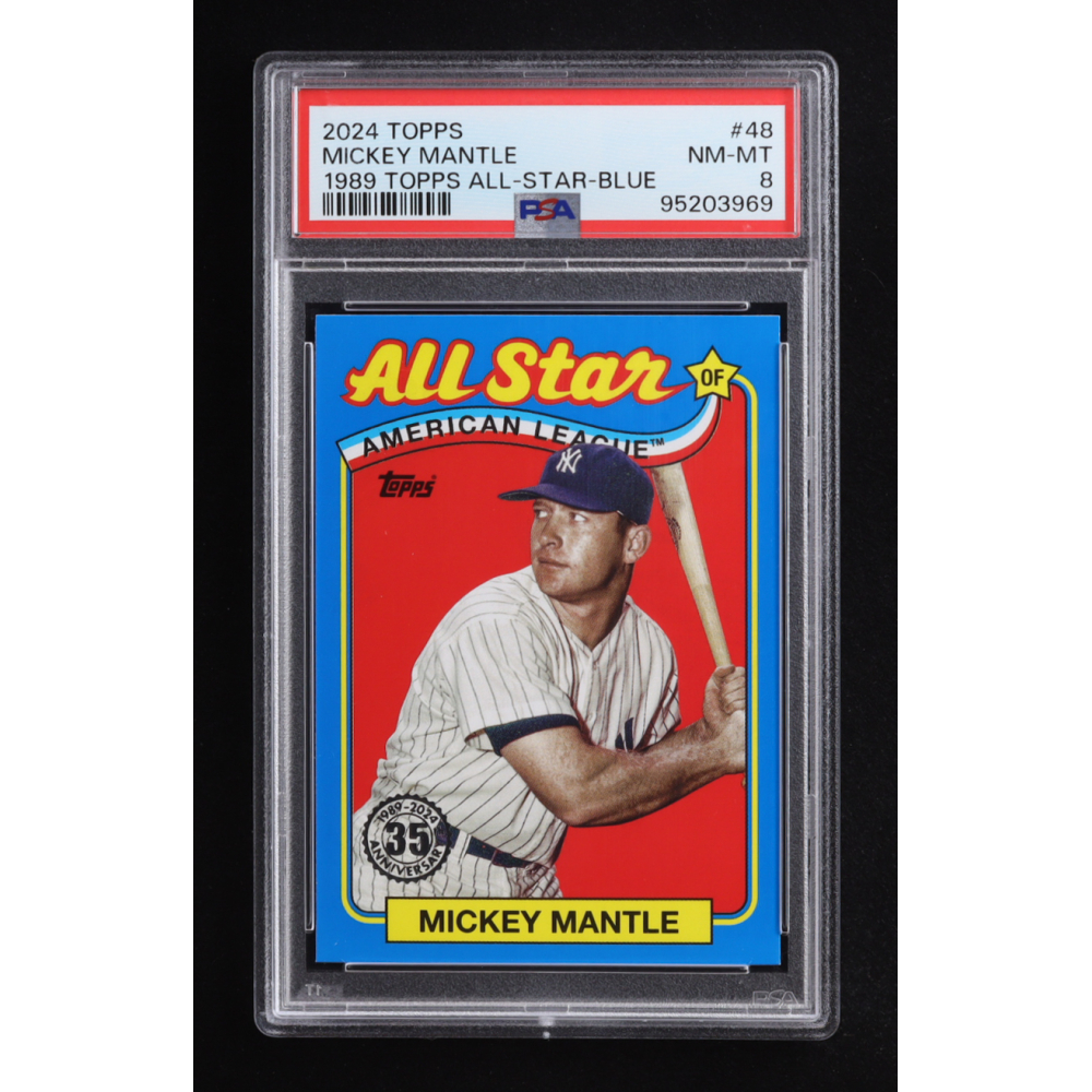 Mickey Mantle 2024 Topps '89 Topps All Star Blue #89ASB48 (PSA 8) at PristineAuction.com