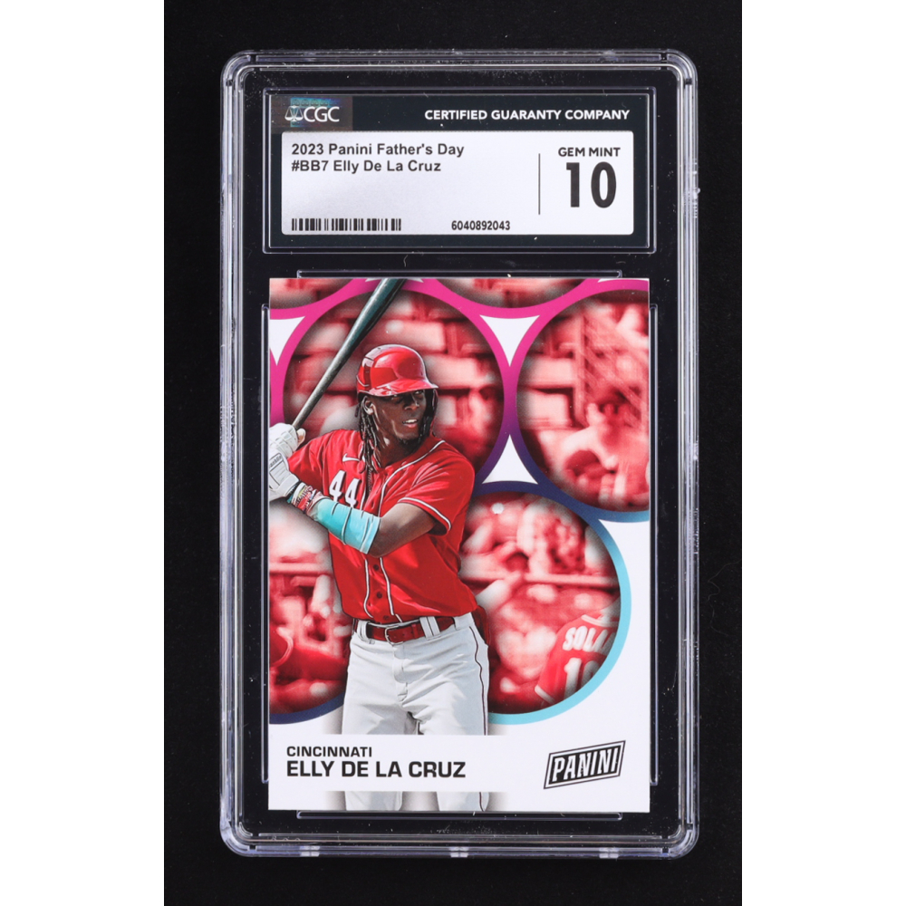 Elly De La Cruz 2023 Panini Father's Day Baseball #BB7 RC (CGC 10) at PristineAuction.com