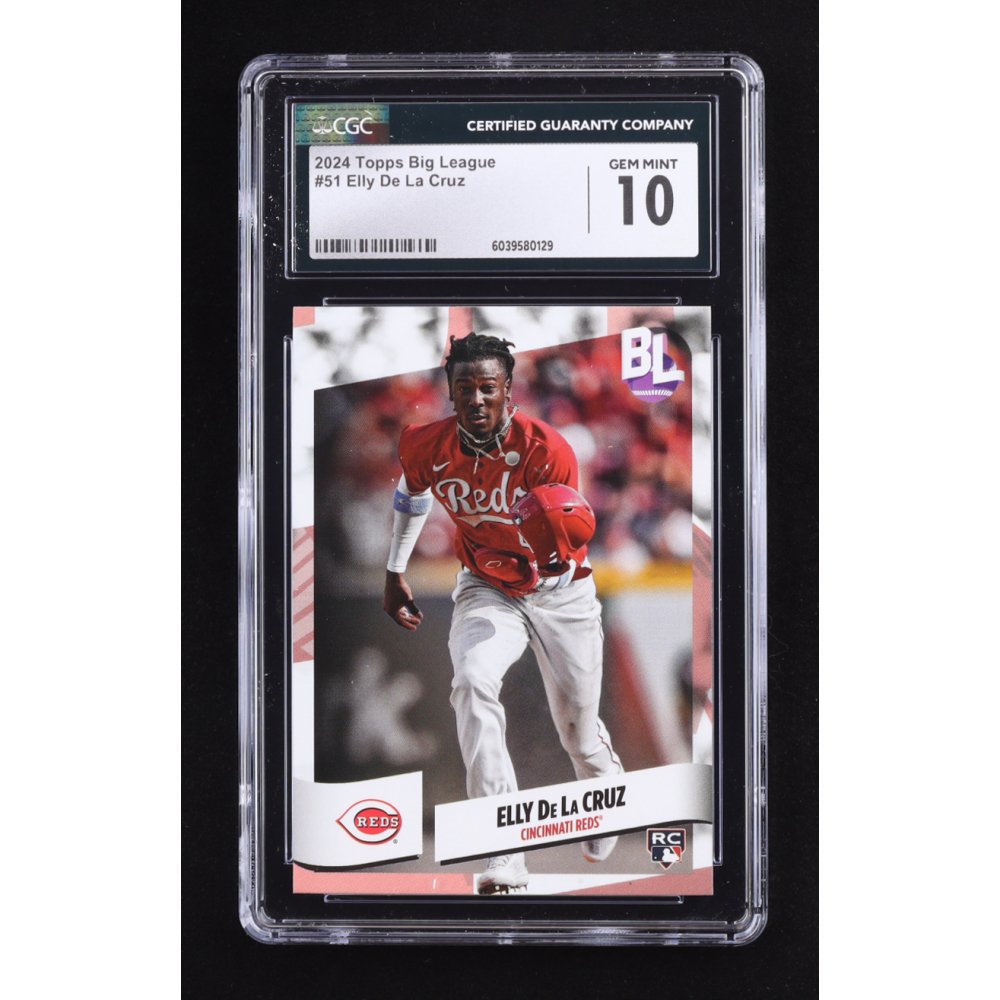 Elly De La Cruz 2024 Topps Big League #51 RC (CGC 10) at PristineAuction.com