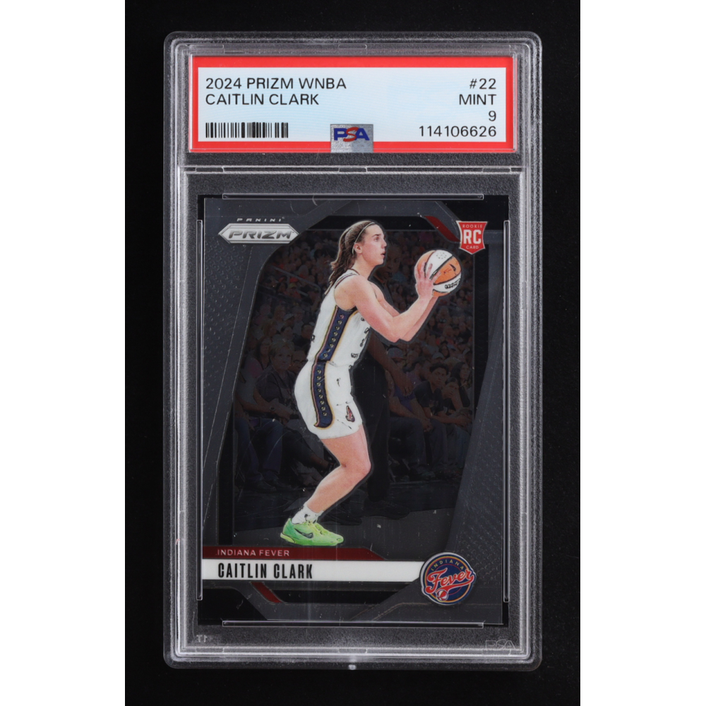 Caitlin Clark 2024 Panini Prizm WNBA #22 RC (PSA 9) at PristineAuction.com