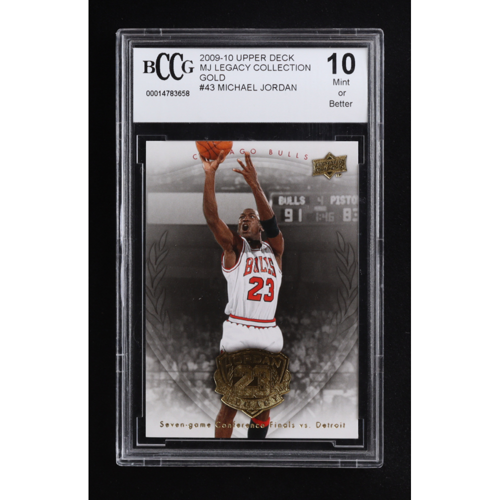 Michael Jordan 2009-10 Upper Deck Michael Jordan Legacy Collection Gold #43 (BCCG 10) at PristineAuction.com