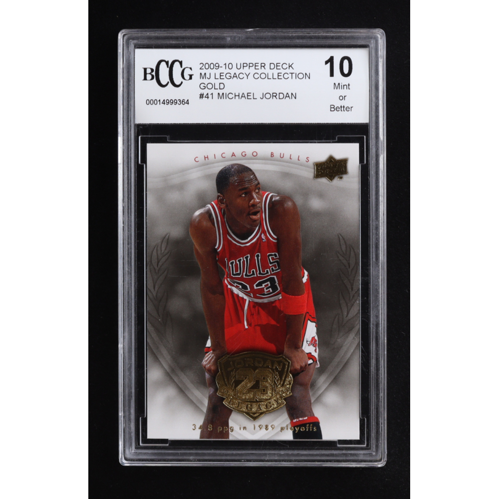Michael Jordan 2009-10 Upper Deck Michael Jordan Legacy Collection Gold #41 (BCCG 10) at PristineAuction.com