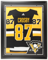 Sidney Crosby Signed Custom Framed Authentic Adidas Jersey Display (FSM) at PristineAuction.com