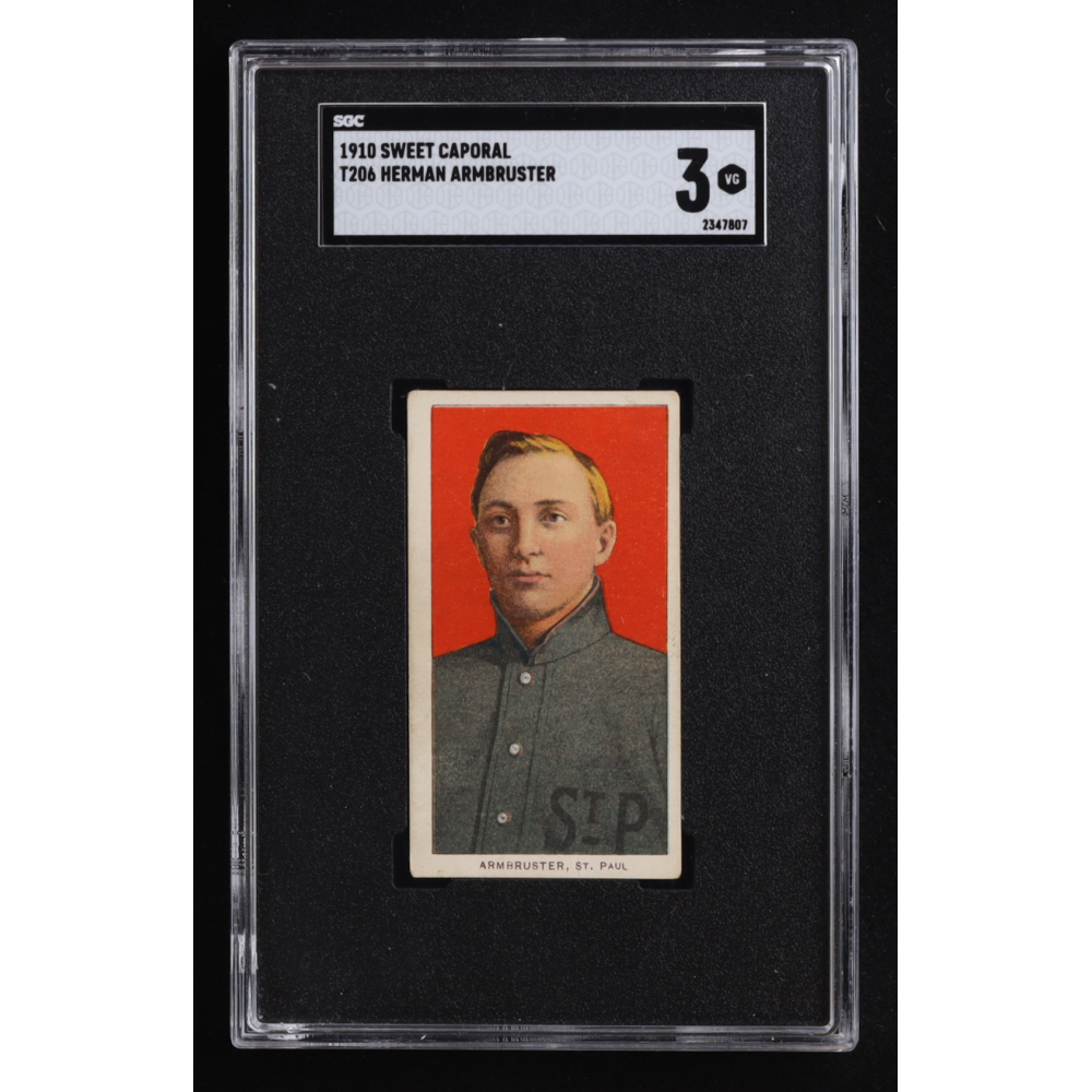 Herman Armbruster 1909-11 T206 #12 (SGC 2) at PristineAuction.com