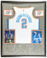 Shai Gilgeous-Alexander Signed Custom Framed Jersey Display (PSA) at PristineAuction.com