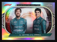 Sebastian Vettel / Lance Stroll 2022 Topps Chrome Formula 1 Constructors Coalition #CCAM at PristineAuction.com