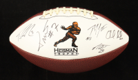 Heisman Trophy Logo Football Signed by (5) with Robert Griffin III, Andrew Luck (Beckett) at PristineAuction.com