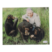 Jane Goodall Signed 8x10 Photo Inscribed "Hear Your Heart" (ACOA) at PristineAuction.com