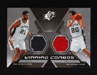 Tim Duncan / Manu Ginobili 2005-06 SPx Winning Materials Combos #DG at PristineAuction.com