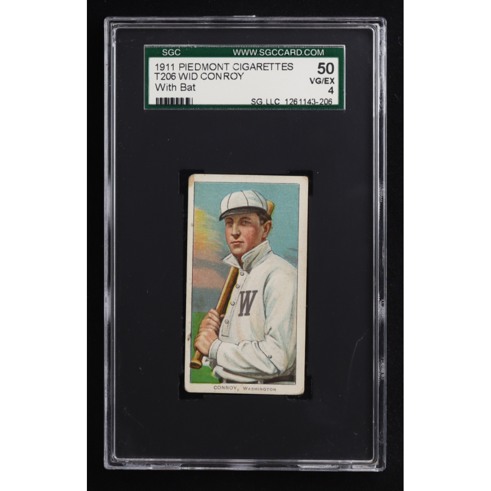 Wid Conroy 1909-11 T206 #104 (SGC 4) at PristineAuction.com