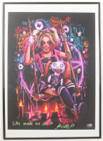 Alexa Bliss Signed "WWE" Custom Framed Lithograph Display Inscribed "Lilly made me do it!" (Beckett) at PristineAuction.com