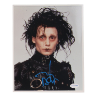 Johnny Depp Signed "Edward Scissorhands" 8x10 Photo (ACOA) at PristineAuction.com