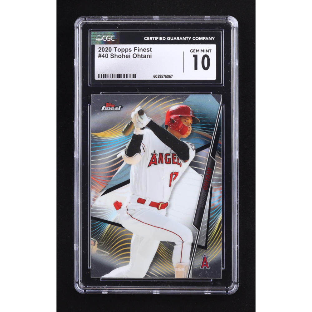 Shohei Ohtani 2020 Finest #40 (CGC 10) at PristineAuction.com