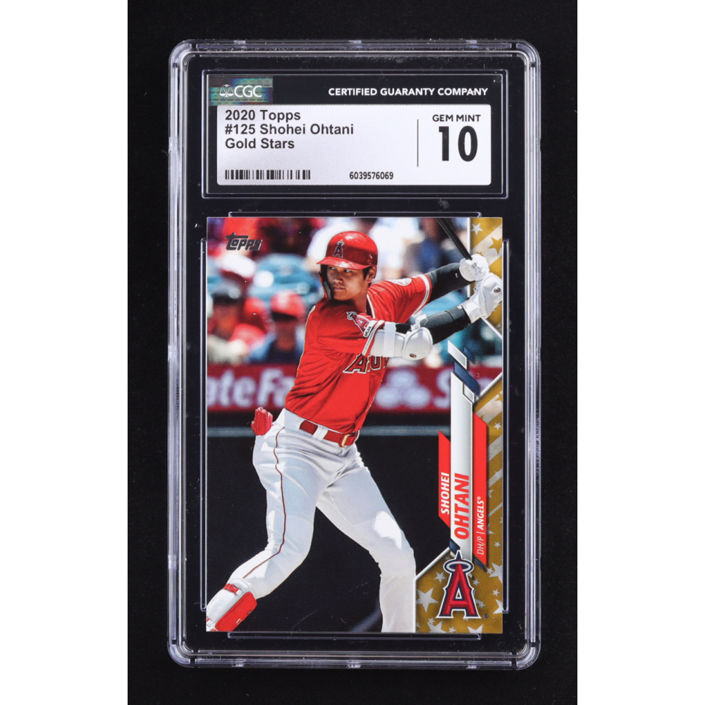 Shohei Ohtani 2020 Topps Factory Set Gold Stars #125 (CGC 10) at PristineAuction.com